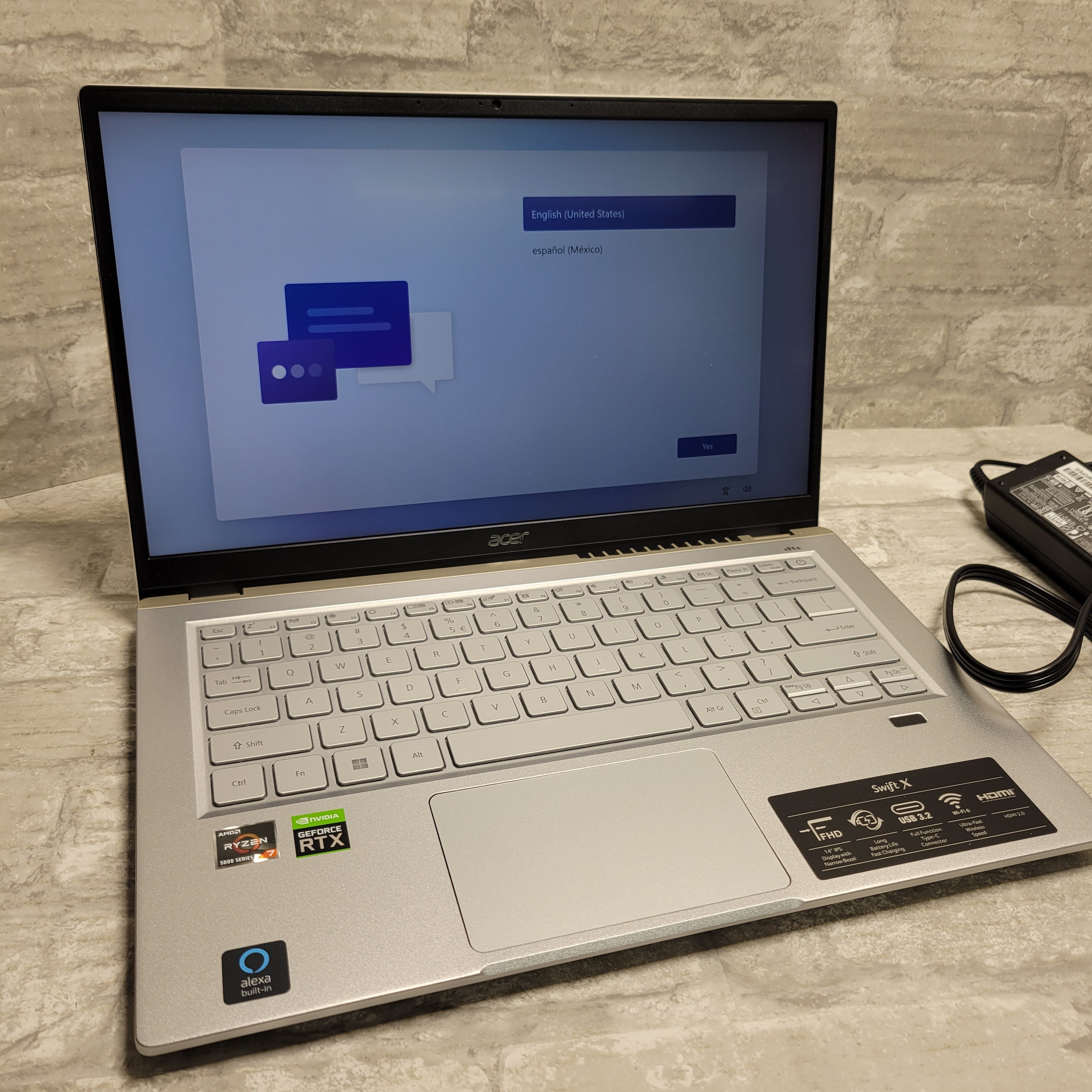 Acer Swift X SFX14-41G-R1S6 Creator Laptop (8100828938478)